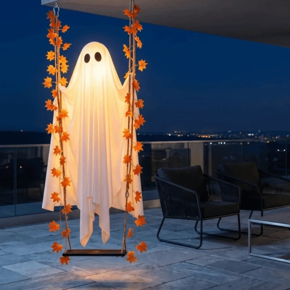 Fantôme Suspendu Lumineux  – Balançoire Spectrale  | Festiya™